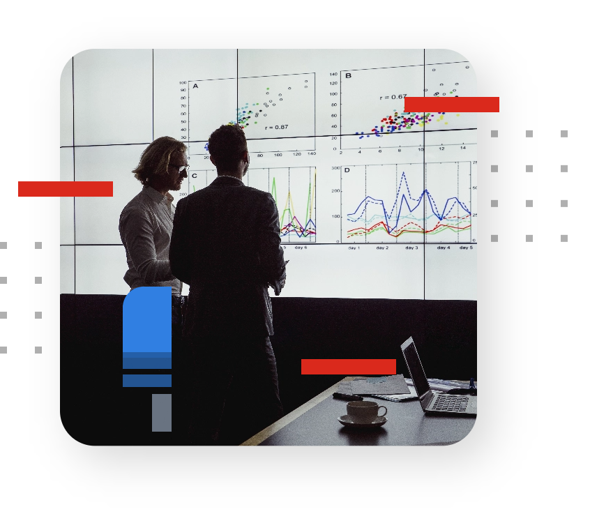 Image People Looking At Charts